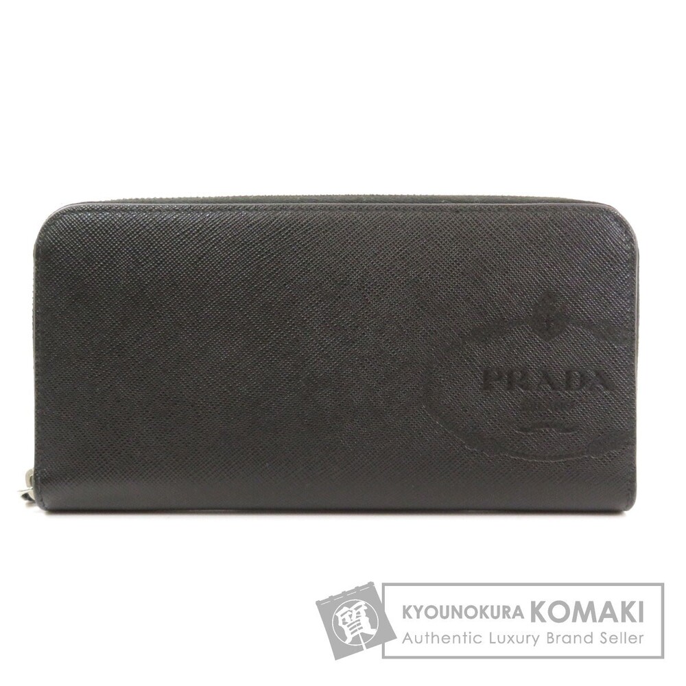 Prada Saffiano Leather Long Wallet Logo
